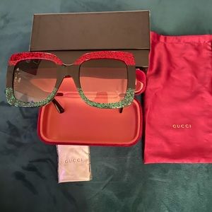 Brand New!! Never Wore! Oversized Gucci Sunglasses. Hot girl summer glasses!!!